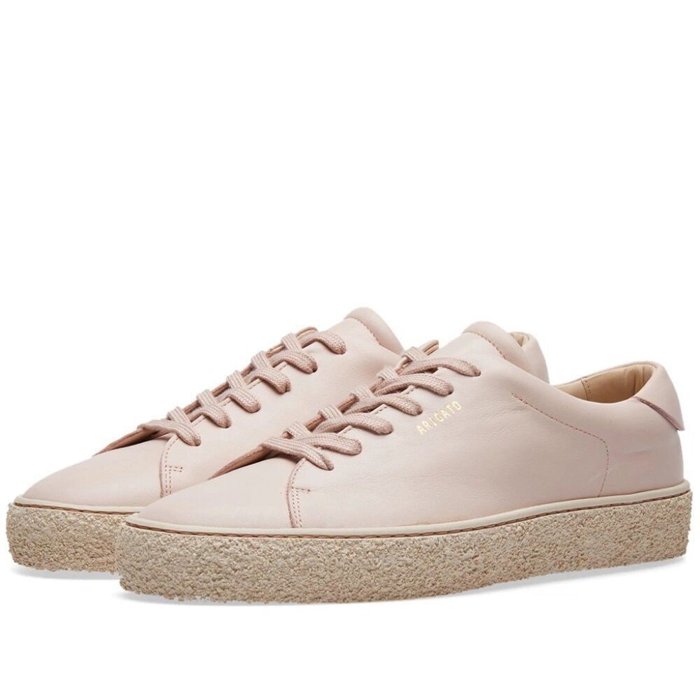 Axel Arigato Tennis Italian Leather Sneakers, Dusty Pink, Size EU 38 (US 7.5)